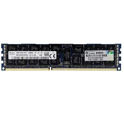 HP 708639-B21#0D1 8GB PC3-14900 DDR3-1866MHz ECC Registered CL13 RDIMM 512Mx4 Dual-Rank Memory Module