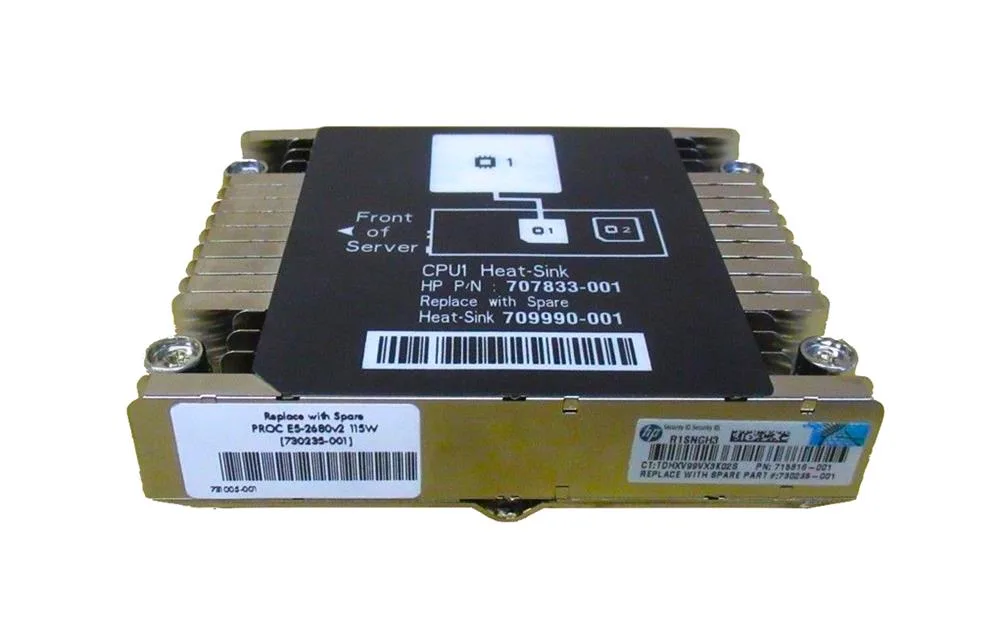 709990-001 - HP SL200 Series Virtual Connect Processor Heatsink