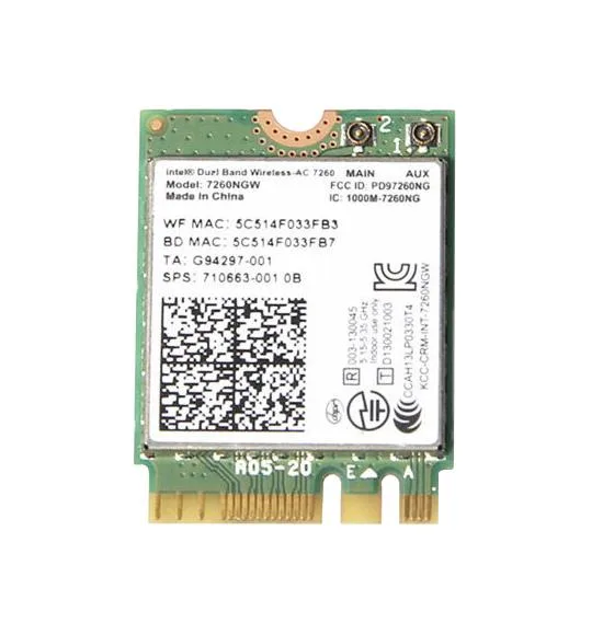 710663-001 - HP Wireless WiFi Card for EliteBook Folio 9480m