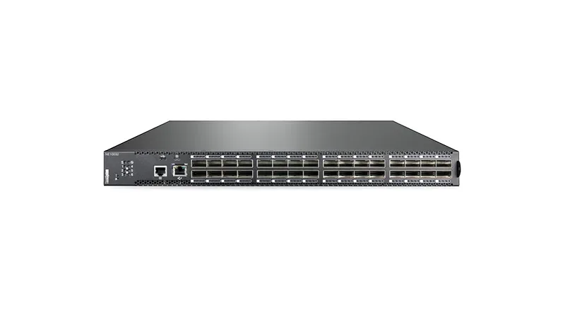 7159D2X - Lenovo ThinkSystem NE10032 RackSwitch (Front to Rear) 32-Ports QSFP+/QSFP28 Expansion Slot Manageable Rack-mountable Layer 3 Modular