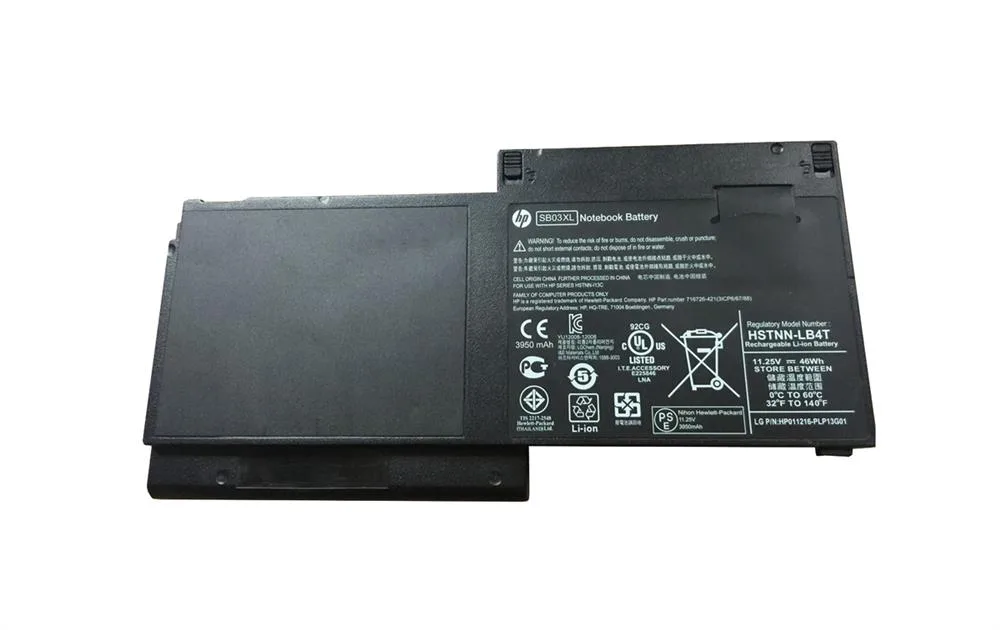 717378-001 - HP SB03XL 3-Cell Li-ion Notebook Battery for EliteBook 820 G1 Tablet PCs
