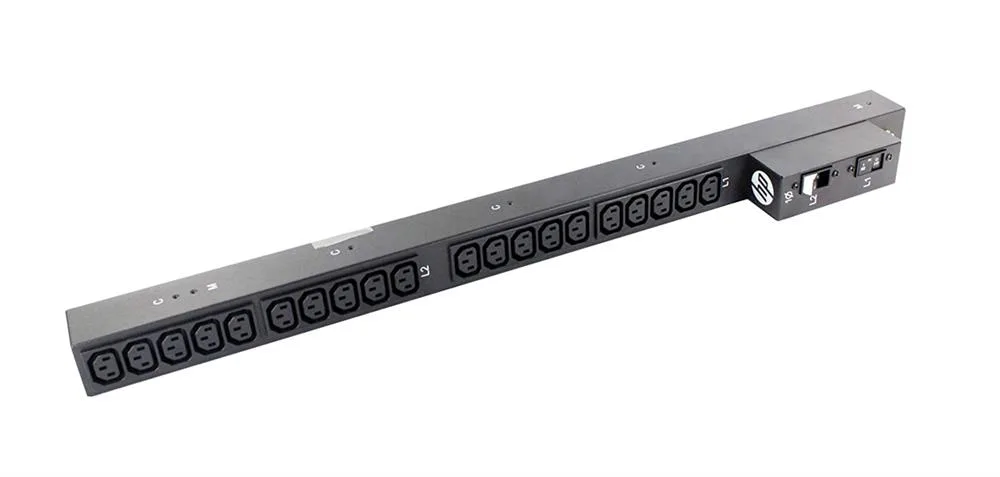 719884-004 - HP Basic 200-240v 3.6KVA Half Height Rack Mountable Power Distribution Unit
