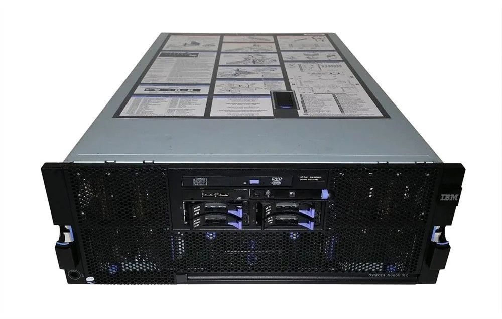 72332RU - IBM x3850 M2 2X Xeon 2.13GHz Quad Core CPU 4GB RAM DDR2 SDRAM Rack Server System