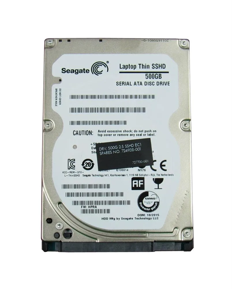724938-001 - HP 500GB 5400RPM SATA 6Gb/s 2.5-inch Hard Drive