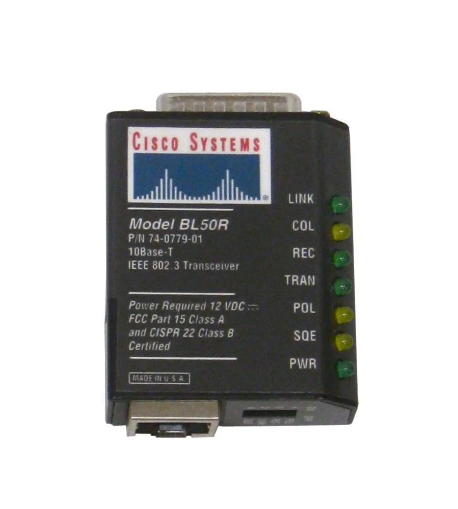 74-0779-01 - Cisco 10Base-T RJ-45 Connector AUI Transceiver Module