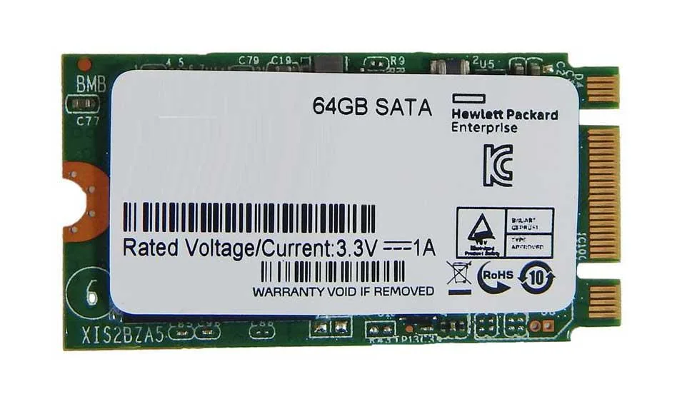 749154-001 - HP 64GB MLC SATA 6Gb/s Value Endurance M.2 2242 Solid State Drive
