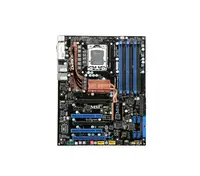 7520-010 - MSI Eclipse SLI Desktop Board Intel X58 Express Socket B 6.4GT/s 24GB DDR3 SDRAM DDR3-1333/PC3-10600, DDR3-1066/PC3-8500, DDR3-800/PC3-6400 CrossFire, SLI ATX