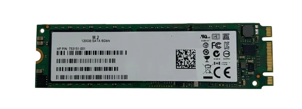 753151-001 - HP 120GB Multi-Level Cell SATA 6Gb/s M.2 2280 Solid State Drive