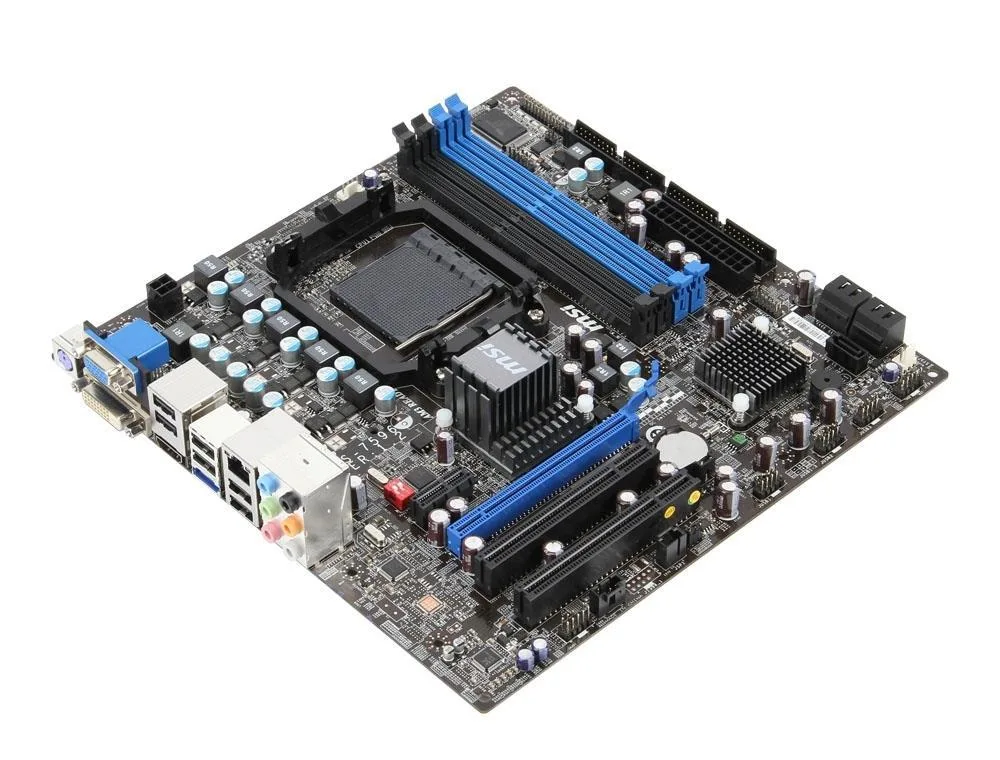760GM-E51FX - MSI Socket AM3+ AMD 760G + SB710 Chipset Support DDR3 2x DIMM 5x SATA 3.0Gb/s Micro-ATX Motherboard