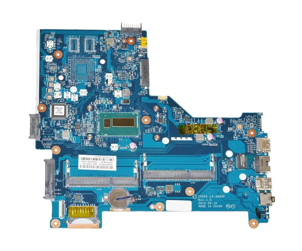 765444-001 - HP System Board (Motherboard) with Intel i3-4005U for 15-R Laptop