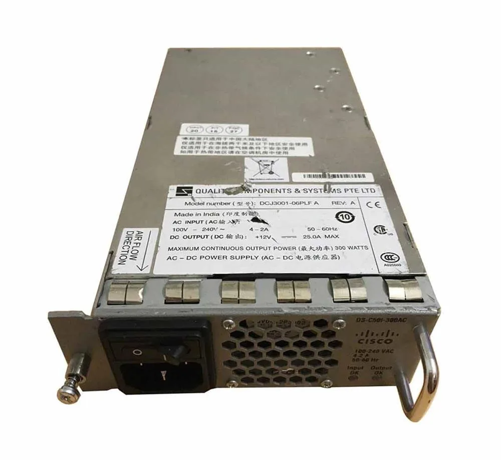 781169-001 - HP 300-Watt AC Power Supply for AC Power Supply for Store Fabric SN6500C Multi-Service Switch