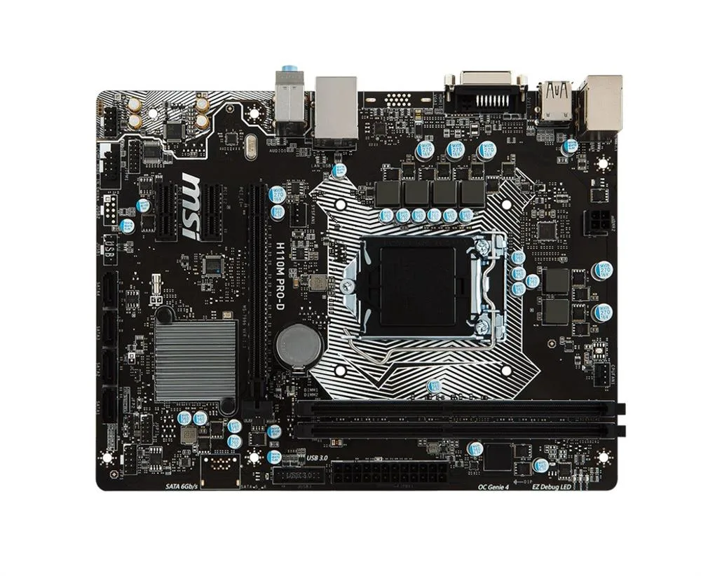 7996-019R - MSI H110M PRO-D Desktop Motherboard Intel H110 Chipset Socket H4 LGA-1151