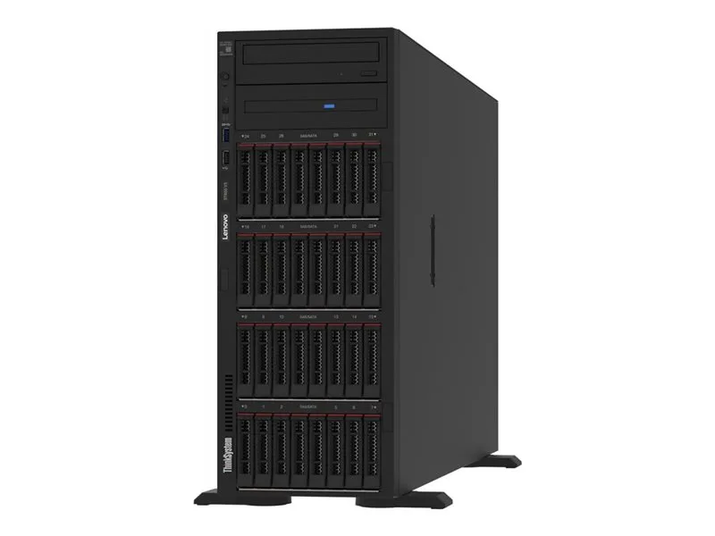 Lenovo 7D7A1009NA ThinkSystem ST650 V3 1x Xeon Silver 4410T 10-Core 2.70GHz 1x 32GB TruDDR5 8-Bays SAS SFF 9350-8i Contr