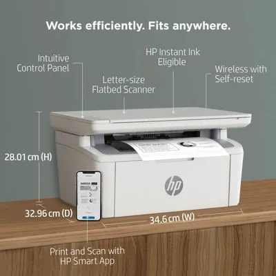 7MD72F - HP LaserJet A4 Mono Multifunction Laser Printer