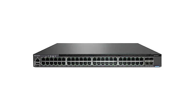 7Z320O11WW - Lenovo ThinkSystem NE0152TO RackSwitch (Rear to Front, ONIE) 48x 1000Base-T with 4x SFP/SFP+ Manageable Layer 3 Supported Modular