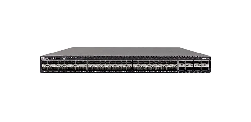 7Z330O21WW - Lenovo ThinkSystem NE2580O RackSwitch (Rear to Front) 48x SFP28/SFP+ with 8x QSFP28/QSFP+ Ethernet Switch