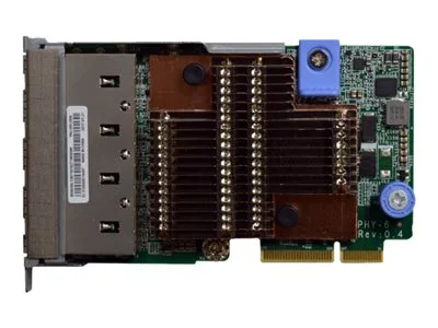 Lenovo 7ZT7A00549 Quad Port RJ-45 10Gb/s 10GBase-T LOM Network Adapter for ThinkSystem