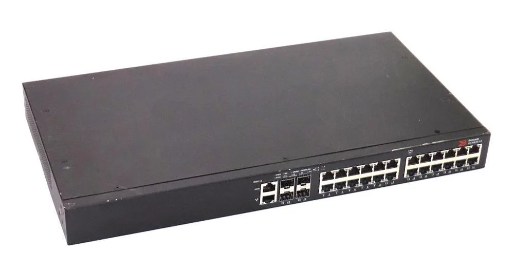 Brocade 80-1006002-04 ICX 6430-24 24 x Ports 1000Base-T + 4 x Ports SFP Layer 2 Managed Gigabit Ethernet Switch