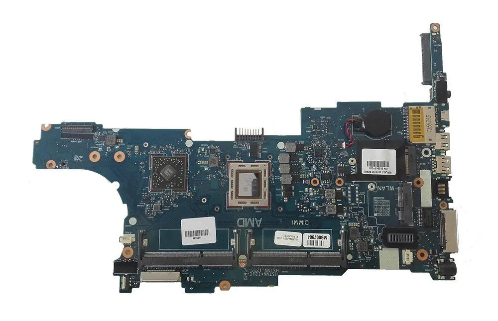 802541-001 - HP System Board (Motherboard) with AMD A6 Pro-7050B 2.2GHz Processor for EliteBook 745 G2 Notebook