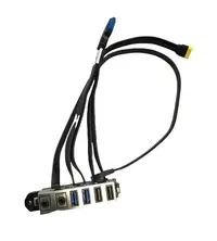 804290-001 - HP Front I/O Assembly with USB (2USB2.0 + 2USB3.0) Ports / Two Audio Jacks for EliteDesk 705 G2