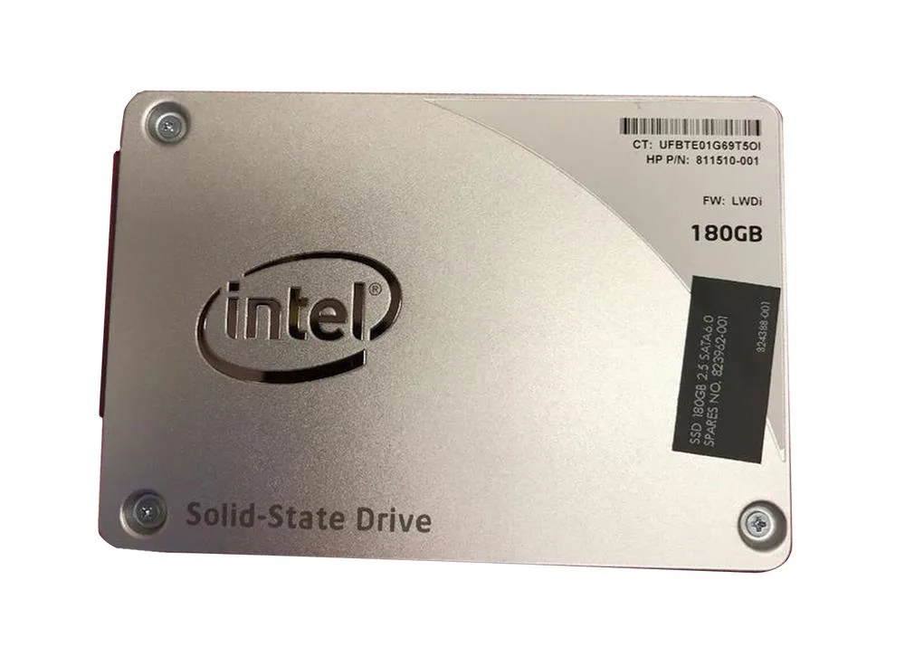 823962-001 - HP 180GB Multi-Level Cell (MLC) SATA 6Gb/s 2.5-inch Solid State Drive