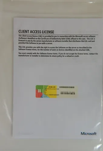 841186-B21 - HP Microsoft SQL Server 2014 Standard Edition License 5 User CAL