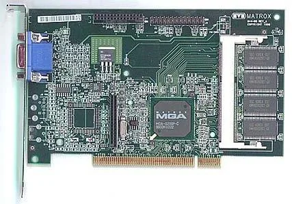 844-00 - Matrox Graphics 8MB PCI Video Graphics Card