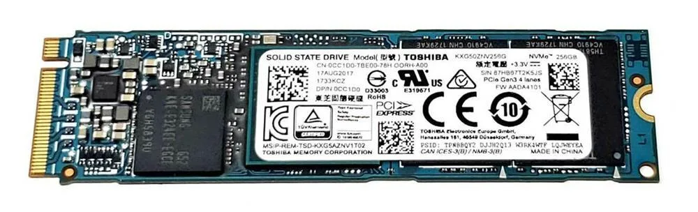 847109-011 - HP 256GB Triple-Level Cell PCI Express (NVMe) M.2 2280 Solid State Drive for Spectre x360