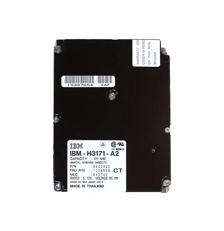 84G3902 - IBM 171MB 3600RPM ATA/IDE 96KB Cache 3.5-inch Hard Drive