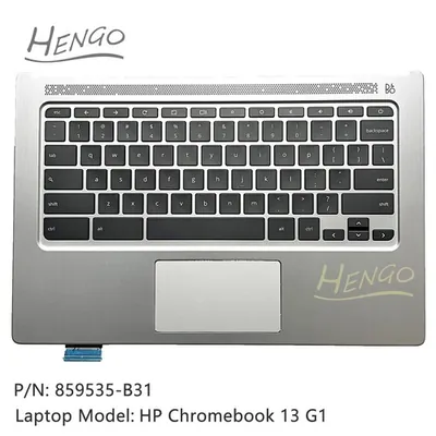 859535-001 - HP Top Cover with Backlit Keyboard for Chromebook 13 G1