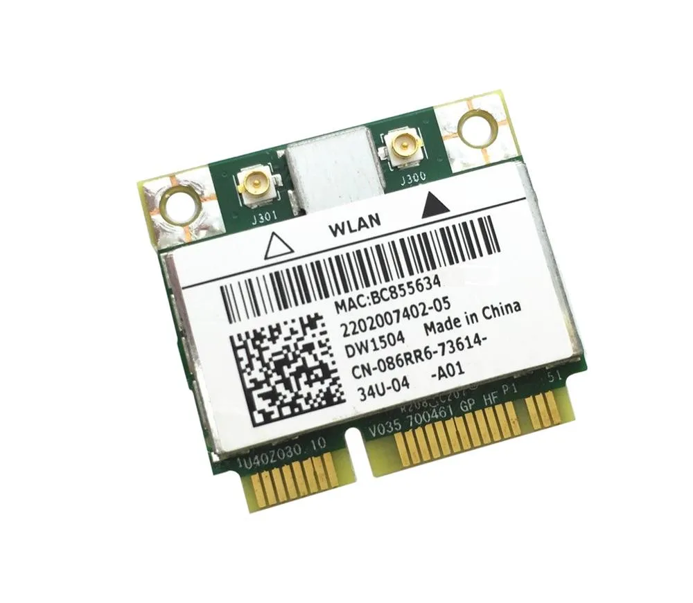 86RR6 - Dell WiFi Card DW1504 802.11b/g/n Internal Mini Latitude E6320