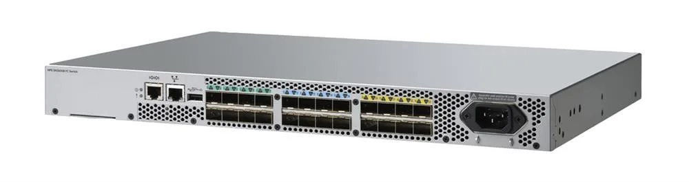 HP 874535-001 StoreFabric SN3600B 32Gb/s 8 x Active 32GB Fibre Channel SFP+ Ports + 16 x 32GB Fibre Channel SFP+ Ports On Demand Managed 1U Rack-mountable Fibre Channel Switch