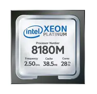 878159-L21 - HP 2.50GHz 3 UPI Links 38.5MB L3 Cache Socket FCLGA3647 Intel Xeon Platinum 8180M 28-Core Processor Kit for