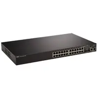 8H448 - Dell PowerConnect 3024 24 x Ports 10/100Base-T + 2 x Ports Gigabit Rack-Mountable Fast Ethernet Network Switch