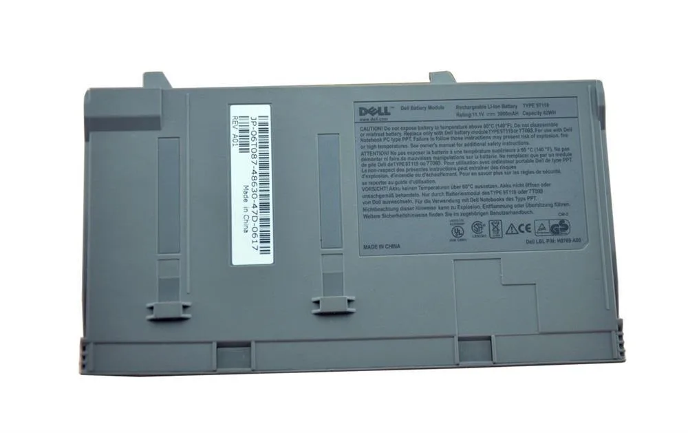 8T531 - Dell 6-Cell 4400mAh 42Wh 11V Li-Ion Battery for Latitude D400