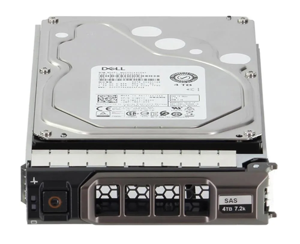 8XY7H - Dell 4TB SAS 6Gb/s 7200RPM 128MB Cache 512n 3.5-inch hard Drive for Server Hard Drive