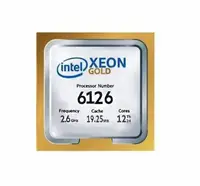 8Y11Y - Dell Intel Cpu Xeon Gold 6126 2.60Ghz Processor