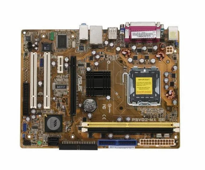 90-MBB42C-G0AAY00Z - ASUSTeK P5VD2-MX SE Desktop Board Celeron-D, Core 2 Duo, Core 2 Extreme, Pentium 4, Pentium D VIA P4M890 Socket 775 1066MHz, 800MHz, 533MHz FSB 2GB DDR SDRAM 533MHz ATX