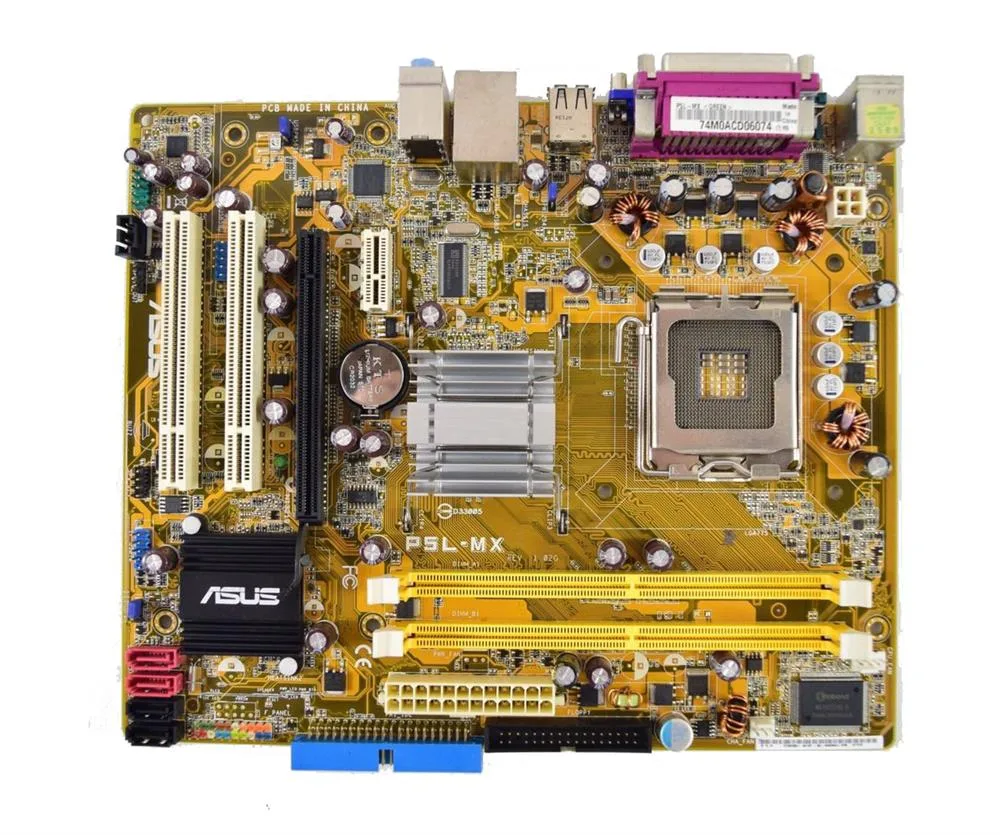 90-MBB540-G0UAYZ - ASUSTeK P5L-MX Desktop Board Celeron-D, Core 2 Duo, Core 2 Extreme Quad-core, Core 2 Extreme, Pentium 4, Pentium D Intel 945G Socket 775 4GB DDR2 SDRAM 667 MHz, 533 MHz, 400 MHz ┬╡ATX