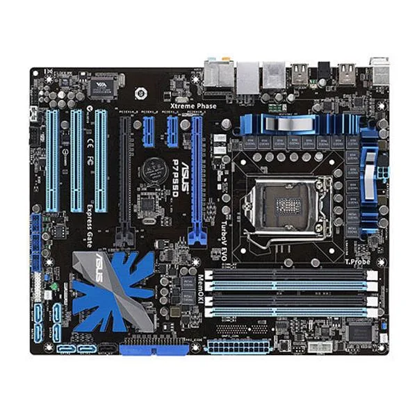90-MIB960-G0EAY00Z - ASUS P7P55D Desktop Board Intel P55 Express Enhanced SpeedStep Technology Socket 1156 6.4GT/s 16GB DDR3 SDRAM DDR3-1600/PC3-12800, DDR3-1333/PC3-10600, DDR3-1066/PC3-8500 CrossFireX ATX