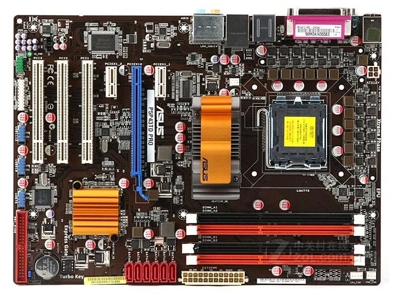 90-MIB9E0-G0EAY00Z - Asus P5P43TD Pro Desktop Board Intel P43 Express 16GB DDR2 SDRAM