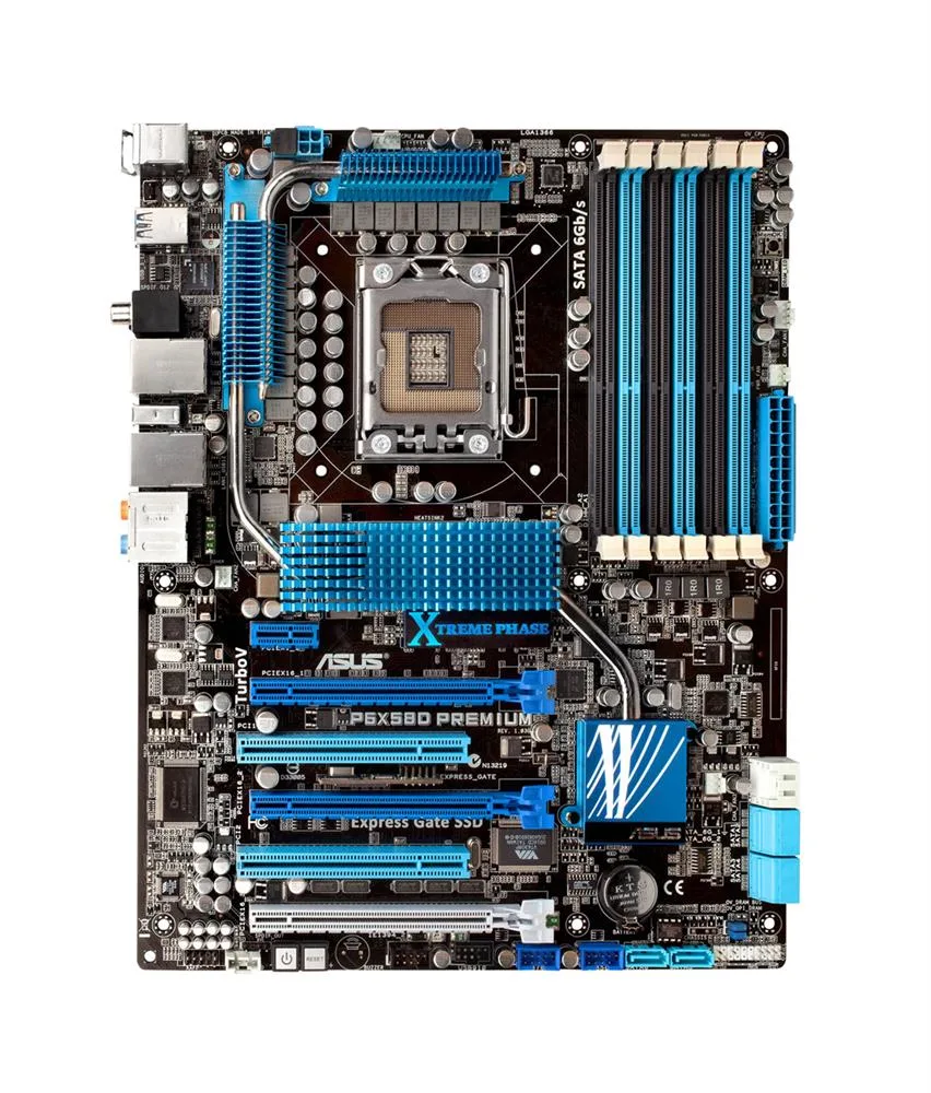 90-MIBAB0-G0EAY0 - ASUS P6X58D Premium Intel X58 ATX 1366MHz Ci7 CPU 6xDDR3 200
