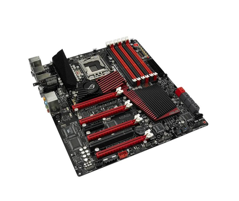 90-MIBC10-G0EAY00Z - ASUS Rampage III Extreme Desktop Board Intel Chipset ATX Socket B LGA-1366 24GB DDR3 SDRAM Serial ATA/600, Serial ATA/300 Yes 7.1