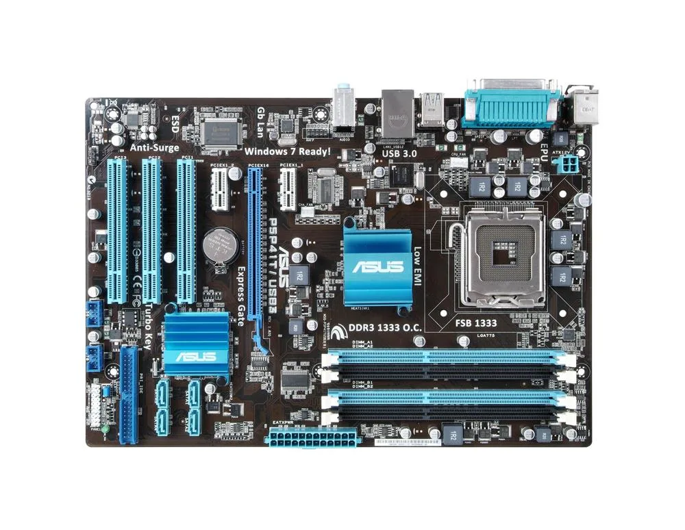 90-MIBDD0-G0EAY0DZ - Asus P5P41T/USB3 Desktop Motherboard Intel G41 Express Chipset Socket T LGA-775