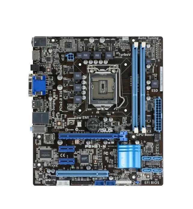 90-MIBF20-G0AAY0GZ - Asus P8H61-M Desktop Motherboard Intel Socket H2 LGA-1155 Micro ATX 1 x Processor Support 16GB DDR3 SDRAM Maximum RAM Serial ATA/300 No Controller No 1 x PCIe x16 Slot Yes