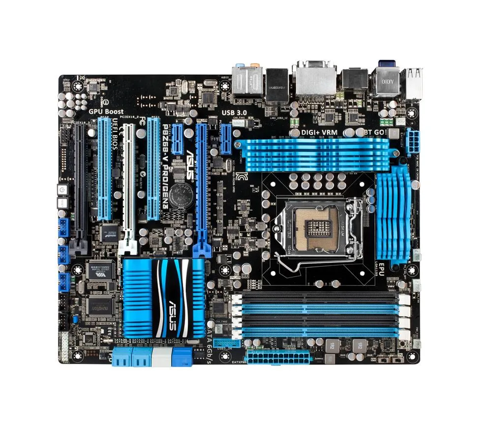 90-MIBFIA-G0EAY00Z - Asus P8Z68-V PRO/GEN3 Desktop Motherboard Intel Socket H2 LGA-1155 ATX 1 x Processor Support 32GB DDR3 SDRAM Maximum RAM SLI, CrossFireX Support Serial ATA/300, Serial ATA/600 Yes Controller No 3 x PCIe x16 Slot 2 x USB 3.0 Port Yes