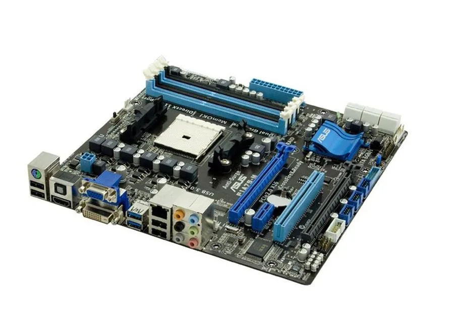 90-MIBGK0-G0EAY00Z - Asus F1A75-M Desktop Motherboard AMD Socket FM1 Micro ATX 1 x Processor Support 64GB DDR3 SDRAM Maximum RAM CrossFireX Support Serial ATA/600 Yes Controller No 2 x PCIe x16 Slot 2 x USB 3.0 Port Yes