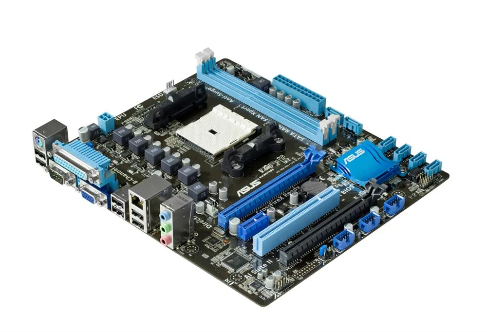 90-MIBHB0-G0EAY0DZ - Asus F1A55-M LX PLUS Desktop Motherboard AMD Socket FM1 Micro ATX 1 x Processor Support 32GB DDR3 SDRAM Maximum RAM Serial ATA/300 Yes Controller Yes 2 x PCIe x16 Slot