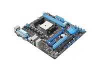 90-MIBHJ0-G0EAY0 - Asus F1A55-M LX Desktop Motherboard AMD Hudson D2 Chipset Socket FM1 Micro ATX 1 x Processor Support 32GB DDR3 SDRAM Maximum RAM CrossFireX Support Serial ATA/300 Yes Controller Yes 2 x PCIe x16 Slot