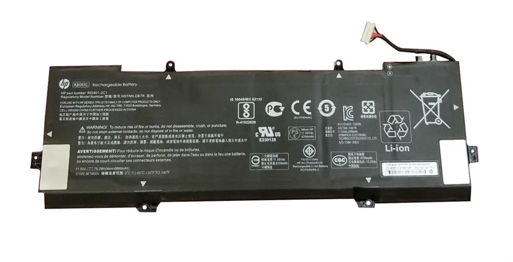 902499-855 - HP 6-Cell 6860mAh 79.2Wh 11.55V Li-Ion Battery for Spectre X360 Series